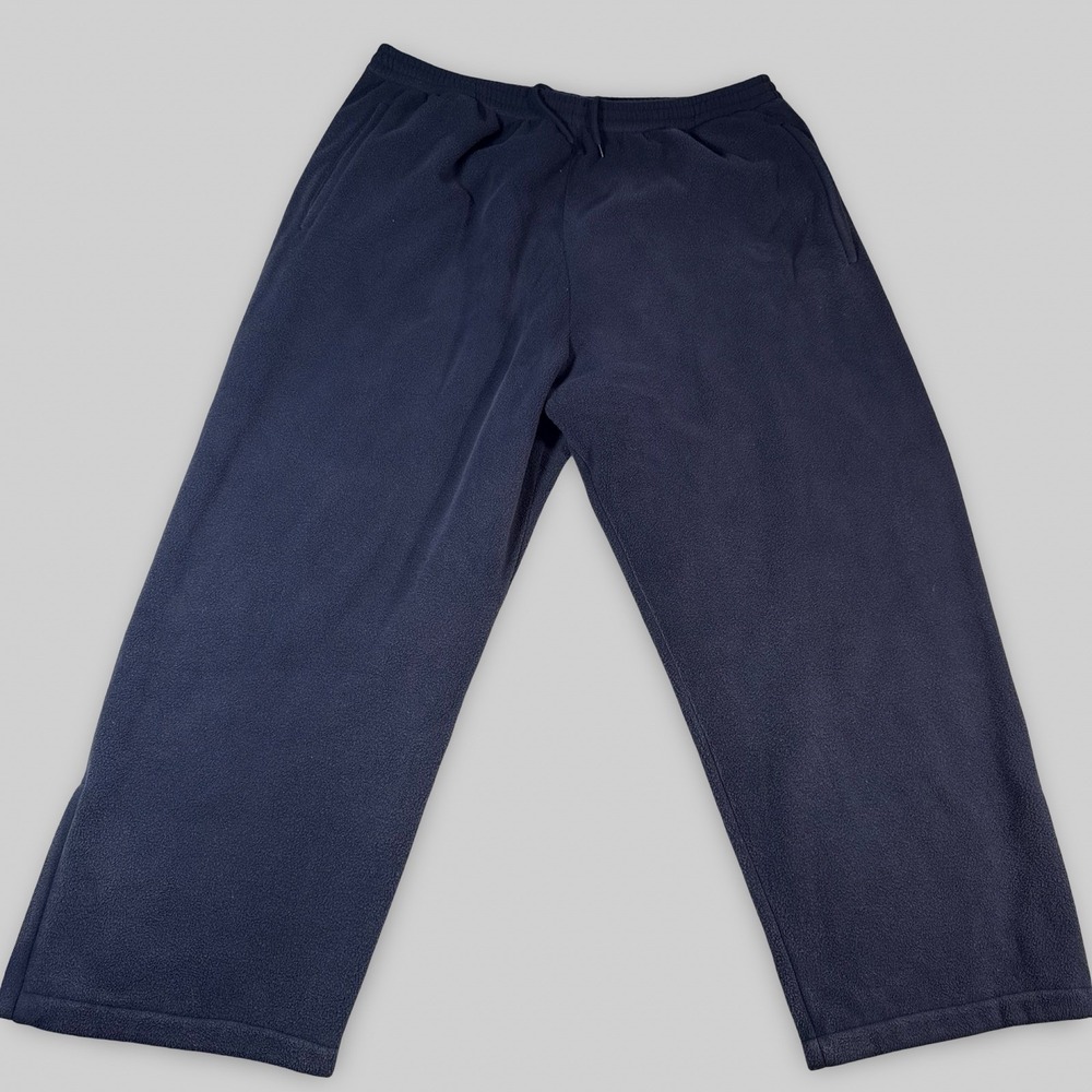 Yeezy Gap Fleece Joggers Mens XXL Navy Blue Excellent Wide Leg Sweatpants 537285